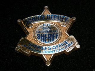 Old Obsolete Arizona Maricopa County Junior Deputy Badge Dick
