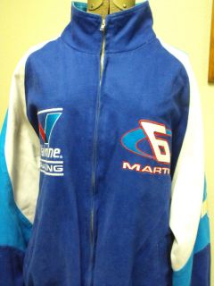 Vintage Mark Martin NASCAR Valvoline Racing Jacket Size Large
