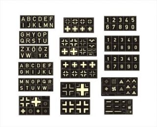Model Works 1 32 WWII German Aircraft Markings Stencils AW014