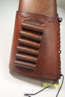 Leather Six Round Cartridge Carrier Marlin 336 30 30