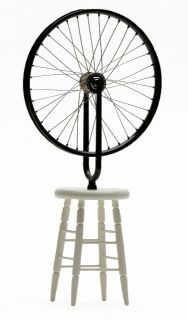 Marcel Duchamp Bicycle Wheel 1913 Mini Sculpture New