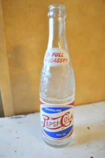 RARE Double Dot Antique Pepsi Bottle