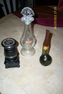Vintage Avon Cologne Bottles Stove Pipe etc Very Old