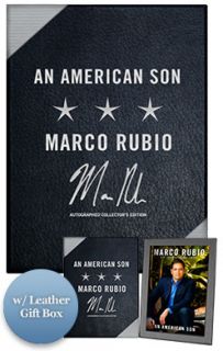 Marco Rubio Signed Book An American Son  A Memoir 1st Edition w/ Gift