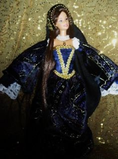 Margaret Tudor Queen consort of Scotland OOAK Barbie doll Henry VIII