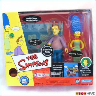 Simpsons Bowling Alley Jacques Marge Interactive Environment Box Set
