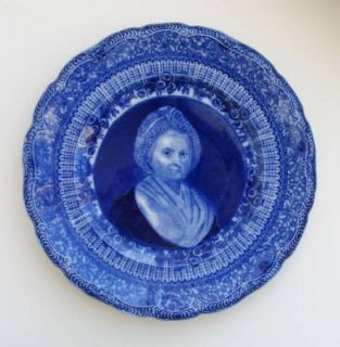 Martha Washington Ridgways Blue Transfer 9 5 Plate