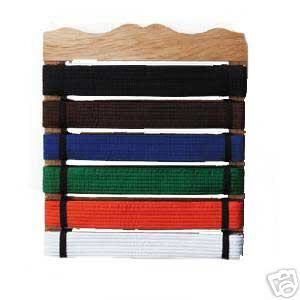 Martial Arts Karate Belt Display Rack Holder New