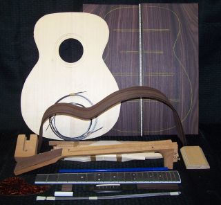 000 OM Size Rosewood Guitar Kit Martin Parts Luthier