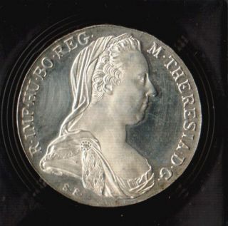 Austria Maria Theresa Silver Thaler 1780 SF Proof Coin