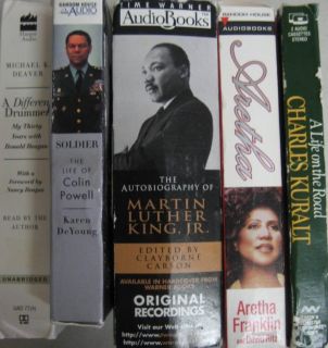 Biography Audiobooks Martin Luther King Arethra Franklin