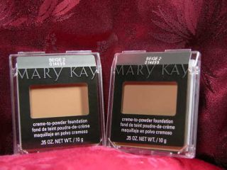 Mary Kay Creme to Powder Foundation Beige 2 Lot 2 New