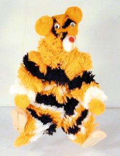 Tiger Yarn Puppets Marionette String Puppet Toys New