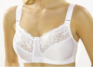 Miss Mary of Sweden Top Quality White Half Lace Cup Bra