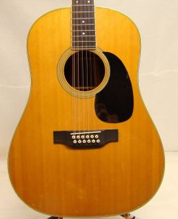 1973 Martin D 12 20 12 String Acoustic Guitar w/ HSC  Martin Factory