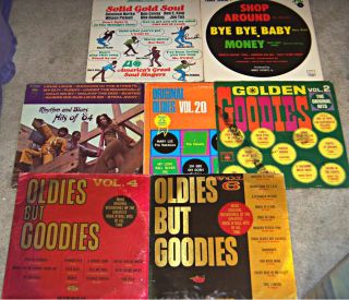  Vintage Soul Doo Wop LP Records MARY WELLS THE MIRACLES Tamla etc