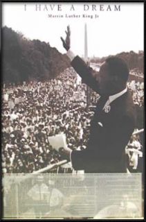 Martin Luther King Jr Framed Poster Dream Speech