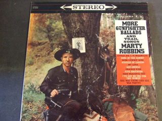 Marty Robbins More Gunfighter Ballads CS 8272 LP