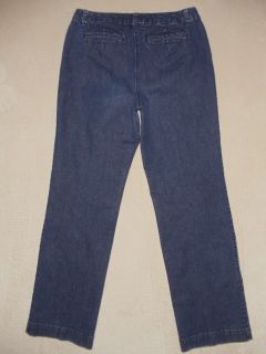 04L Talbots Womens Size 10 Blue Jeans 31x30 Stretch Boot Cut Pants
