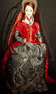Queen Mary I of England Bloody Mary OOAK Barbie Doll