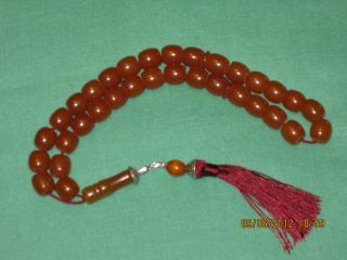  amber Bakelite prayer worry beads mastiha misketa greek komboloi