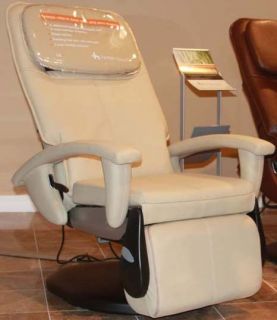 Cream HT 100 Human Touch Robotic Massage Chair Recliner