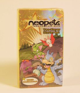 Neopets Trading Card Game Two Player Set with Bonus 8 Card Booster