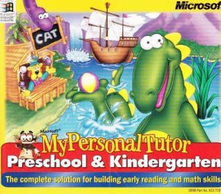Tutor Preschool Kindergarten PC CD Reading Math Games 3CDs