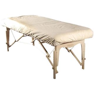 Massage Table Flannel Fitted Sheet White