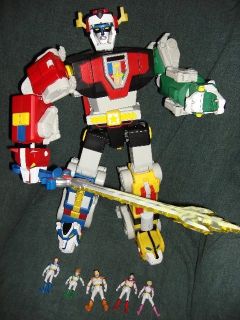 23 Matty Collector 5 Lions Complete Voltron Lions w 5 Pilots Loose