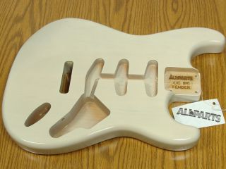 NEW Fender Lic Vintage Ash Stratocaster BODY Mary Kay White