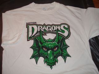 Dayton Dragons Minor League Baseball Team Logo Mascot XL T Shirt Ohio