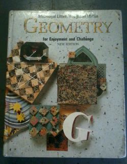 McDougal Littell Houghton Mifflin Geometry Hard Cover Book ISBN