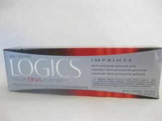Matrix Logics DNA Imprints Demi Permanent Full Hair Color Red Grey Box