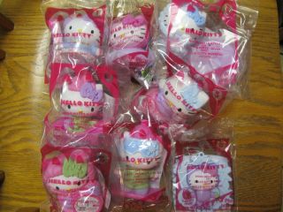McDonalds 2011 Happy Meal Hello Kitty Complete SEALED Set