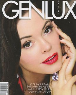 Genlux Magazine Holiday 2011 Fashion Rose McGowan