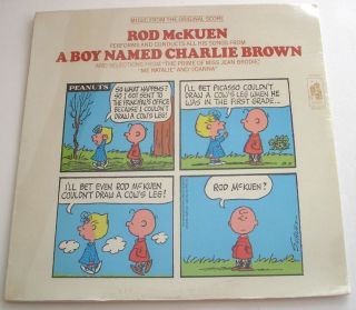 New RARE SEALED Rod McKuen A Boy Named Charlie Brown LP