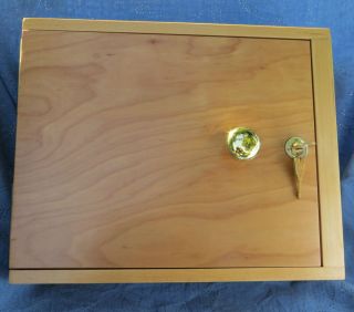 Lock Box USA Handcrafted Storage Medications Wall Cabinet
