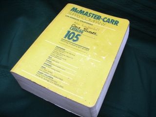 McMaster Carr Industrial Supply Tool Catalog 105 3120 Pages