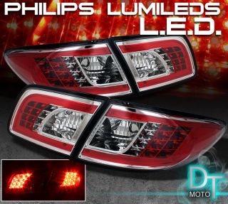 03 08 MAZDA 6 MAZDA6 PHILIPS LED PERFORM CLEAR TAIL LIGHTS LAMPS LEFT