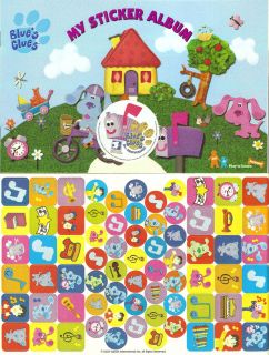 Sandylion Blues Clues Sticker Book with Stickers