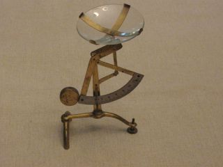 Antique Medical Aphotecary Scale Brass