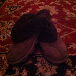 UGG Brown Cloggs Slip Ons Size 7