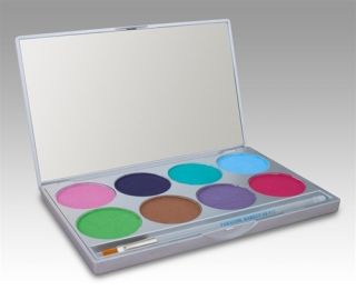 Mehron Paradise Makeup AQ Face Paint Palette Pastel 8 Colors