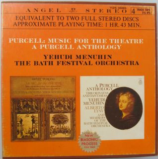 for The Theatre Anthology Yehudi Menuhin Reel to Reel Tape 3 4