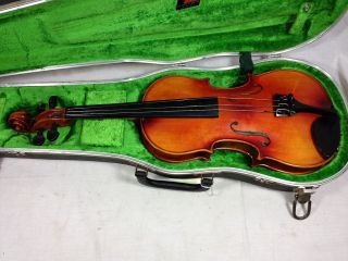 Karl Meisel Geigen Bass und Cellobau 3 4 Violin Stradivarius Copy with