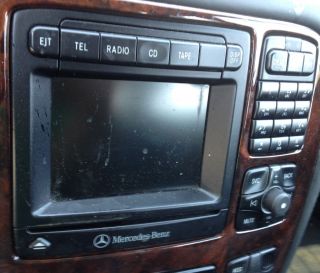 2000 Mercedes Benz s Class CL Class Radio Nav CD Changer Receiver Unit