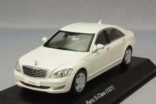 43 Kyosho Model Mercedes Benz s Class S600L V221 White