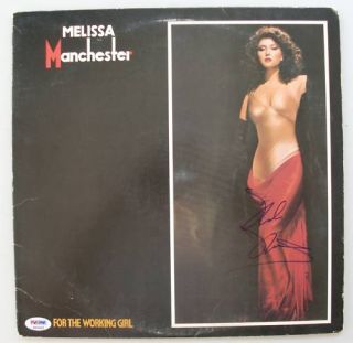 Melissa Manchester Signed Vintage Record Album PSA DNA
