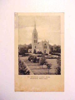 Pennsylvania Postcard Mercersburg Academy Chapel Mercersburg PA